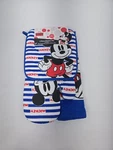 Disney Mickey Mouse Blue 3 Piece Kitchen Towel Mit, Pot Holder Set Nwt. Fixed Price $17.99.
