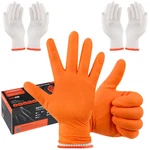Bbq Gloves For Grilling Disposable Heat Resistant - 100 Nitrile + 4 Reusa. Fixed Price $32.33.