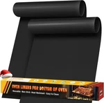 Liners For Bottom Of Oven, 17"X25" Heavy Inch Pack, Black. Fixed Price $10.59.