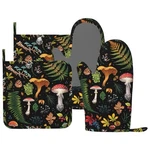 Oven Mitts And Holders Sets Silicone Mushrooms Kitchen Pot.... Fixed Price $35.64.