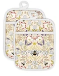 Swooflia 100% Cotton Pot Holders 2 Pack Set For Kitchen With Pockets - Bee. Fixed Price $19.49.