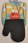 Peanuts Snoopy Doghouse Beach Palm Tree Club Paradiso Oven Mitt & Potholder Set. Fixed Price $16.95.