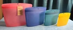 Tupperware The Ultimate Silicone Bags Set Of 4/OVEN, Microwave,freezer Safe(new). Fixed Price $45.00.