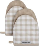 Kitchenaid Beacon Two-tone Non-slip Mini Oven Mitt Set, Milkshake/beige, 5.5"X8". Fixed Price $25.99.