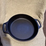 New Lodge 9681 Two Handle Cast Iron Skillet. Fixed Price $35.00.