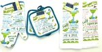 Home Collection Kitchen Linen Oven Mitt, Towel, Pot Holders Choice Margarita. Fixed Price $7.99.