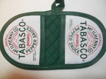 Tabasco Pepper Sauce, Mcilhenny Co. Brand Microwave Potholder - New. Fixed Price $7.99.