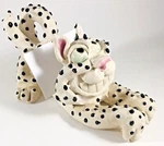 Studio Pottery Cheshire Cat Biz Card Or Phone Holder Signed Kay Figure Sculpture. Fixed Price $34.99.