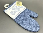 New With Tag Large Pfaltzgraff Yorktowne Oven Glove Mitt Wood Ring Hanger Nwt. Fixed Price $32.00.