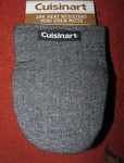 Cuisinart 2-PACK Heat Resistant Mini Oven Mitts (black Herringbone) Pot Holders. Fixed Price $16.50.