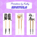 Kitchen Silicone Spatulas With Wooden Handle Humorous Farmhouse Animal Theme. Fixed Price $9.95.