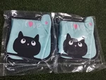 Cute Black Cat Love Oven Mitts & Pot Holders 4PCS Valentine Pink Hearts Decor.... Fixed Price $31.00.