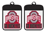Ohio State Buckeyes Pot Holders Oven Mitts Hot Pad Linen Towel Kitchen DZ305DPH. Fixed Price $16.99.