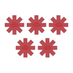 Ballarini 5-PC Silicone Cookware Protectors 15.7-INCH Made Italy. Fixed Price $55.28.