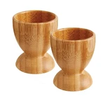 Hic Harold Import Co. Bamboo Egg Cup Holder Set Of 2, Small. Fixed Price $20.84.