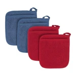 Ritz Terry Pocket Potholders Set Of 4 Heat-resistant Kitchen Mitts. Fixed Price $23.99.