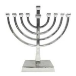 Menorah Hanukkah Silver Metal Chrome Candle Holder Target Festival Of Lights New. Fixed Price $14.79.