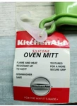 Kitchenaid Logo Silicone Oven Mitt Green Hot Glove (one) - Safe To 425. Fixed Price $11.99.