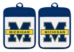 Michigan Wolverines Pot Holder Oven Mitts Hot Pad Linen Towel Kitchen DZ303DPH. Fixed Price $16.99.
