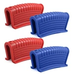 Bonsicoky 4 Pack Silicone Assist Hot Pan Handle Holder Non-slip Red+blue. Fixed Price $11.34.