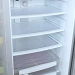 5-PIECE Refrigerator Drawer Mats Set, Waterproof, Kitchen Organizer, White. Fixed Price $14.64.