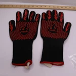 (pair) Nexgrill Heat Resistant Grilling Gloves Silicone Black And Red. Fixed Price $11.99.