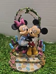 Thomas Kinkade "together Our Hearts Are Home" Disney Mickey And Minnie Mouse Fig. Fixed Price $27.99.