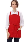 Chef Works Unisex Three Pocket Apron Red One Size. Fixed Price $23.40.