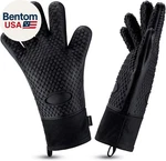 Bbq Gloves, Heat Resistant Silicone Grilling Long Waterproof Kitchen. Fixed Price $23.86.