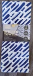 Thyme & Table Brush Collection 100% Cotton Kitchen Towels, Blue White, 2-PC Set. Fixed Price $12.87.