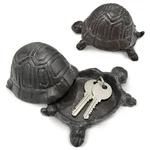 Pesilo Cast Iron Turtle Key Hider, 4.3 X 2 Inches, Antique Brown. Fixed Price $16.31.