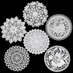 6 Pack Crochet Doilies Vintage Lace Inch White Round Cloth Doily. Fixed Price $9.99.