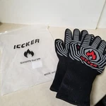 Iccker Bbq Grill Gloves Heat Resistant 1112 F Oven Cooking Mitts Silicone. Fixed Price $12.95.