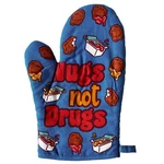 Nugs Not Drugs Oven Mitt Funny Chicken Nugget Bbq Sauce Fast Food Kitchen Glove. Fixed Price $14.99.