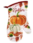 Fall Thanksgiving Home Collection Kitchen Oven Mitt Gather. Fixed Price $6.99.
