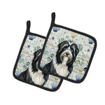 Carolines Treasures WDK6901PTHD 7.5 X In. Black Bearded Collie Coastal Se.... Fixed Price $28.06.