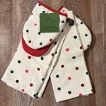 Kate Spade New York Polka Dot 2PC Kitchen Towel & Mini Oven Mitt Set. Fixed Price $46.75.