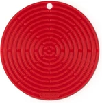 Le Creuset Silicone Pot Holder 20CM Trivet Mat Cherry Red Heat Resistant Mitt Jp. Fixed Price $71.19.