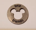 Disney Park Token Pocket Coin Mickey / Best Friends. Fixed Price $9.50.
