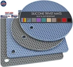 4 Pack Silicone Trivets For Hot Dishes Kitchen Pads Non-slip Heat Resistant. Fixed Price $20.77.