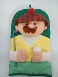 Golfer Man Oven Mitt Potholder Winfield Trading 3D Novelty. Fixed Price $6.00.