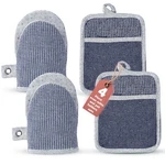 Casa Platino Silicone Oven Mitts & Potholders, 4-PIECE For B. Fixed Price $20.87.