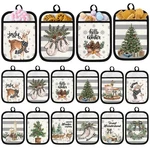 12 Pcs Christmas Winter Pot Holders With Pocket For Kitchen Xmas Mat Mach.... Fixed Price $35.13.