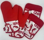 4PCS Oven Mitts &pot Holders SET,475 F Heat Resistant Non Slip Kitchen Cooking. Fixed Price $25.99.