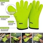 Silicone Cooking Gloves Heat Resistant Oven For Your Bbq & Kitchen. Fixed Price $11.99.