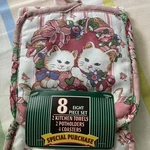Vintage Franco Country Classics Kitchen Dish Towel 8 Piece Set Cats Cottage Nwt. Fixed Price $34.95.