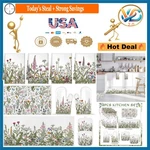 Wildflower Kitchen Decor Set 10-PC Towels Rugs Pot Holders Oven Mitts Spring. Fixed Price $46.49.