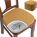 Luxury U-shape Memory Foam Chair Cushions 6 Pack Ocher Color. Fixed Price $138.99.