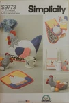 Simplicity 9773 - Kitchen Accessories Carla Reiss. Fixed Price $10.99.