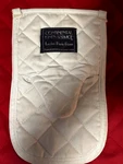 The Hotel George Oven Mitt, White Continental Linen Service. Fixed Price $25.00.